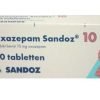 Oxazepam brand name